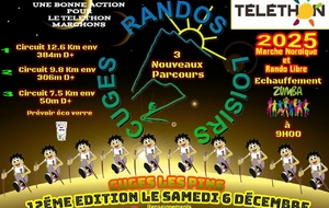 Marche Nordique TÉLÉTHON 2025 - CUGES-LES-PINS 